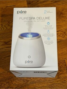 Pure Enrichment PureSpa Deluxe Ultrasonic Aromatherapy Oil Diffuser